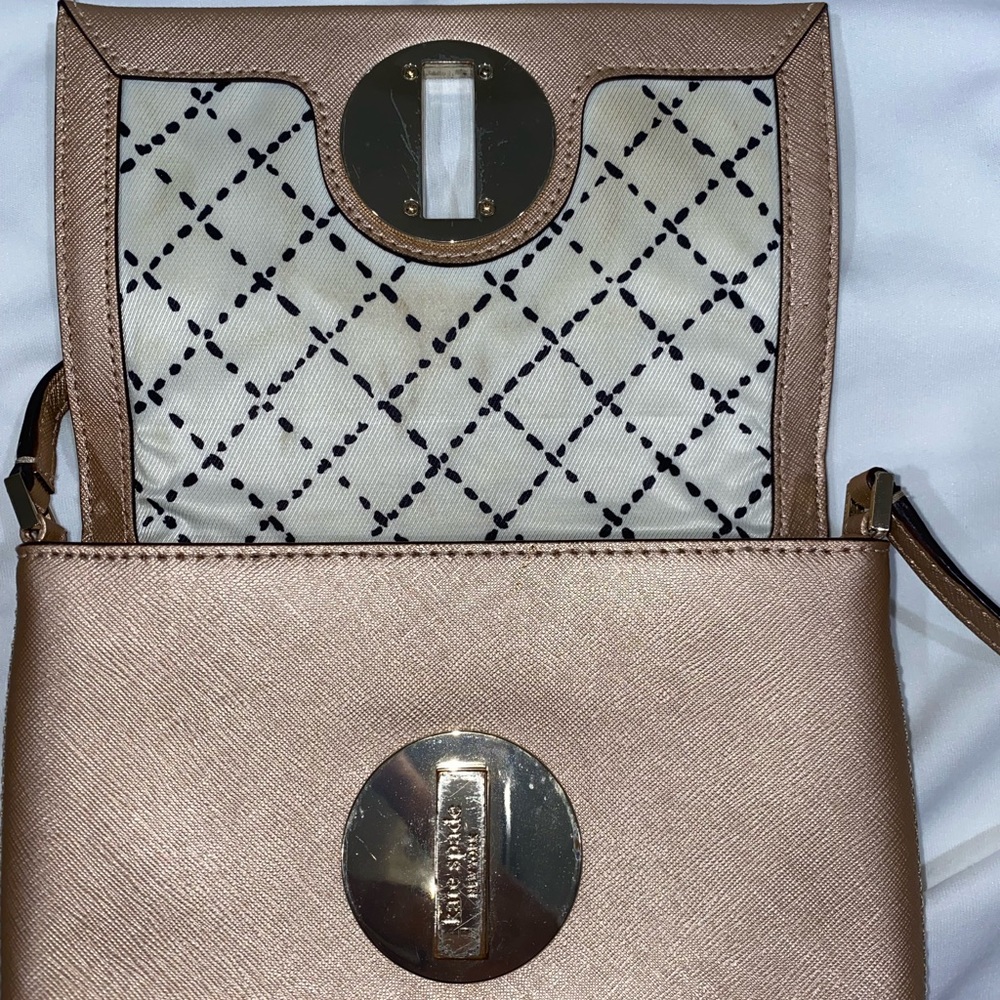Kate Spade Sally Newbury Lane Rose Gold Crossbody Bag - Picture 6 of 6